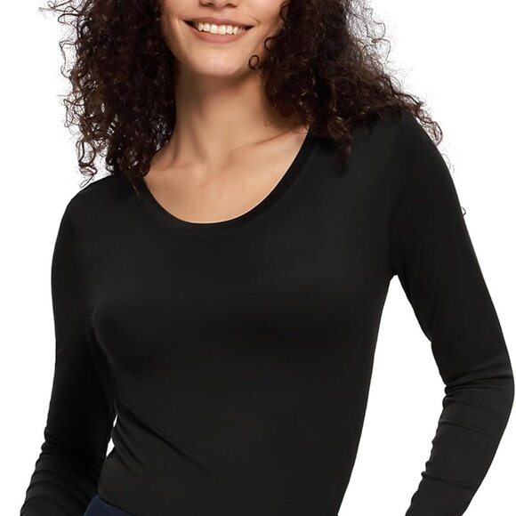 Underscrub Long Sleeve Women - Crew Neck Scrubs Undershirts for Nurse with Soft - Picture 1 of 5